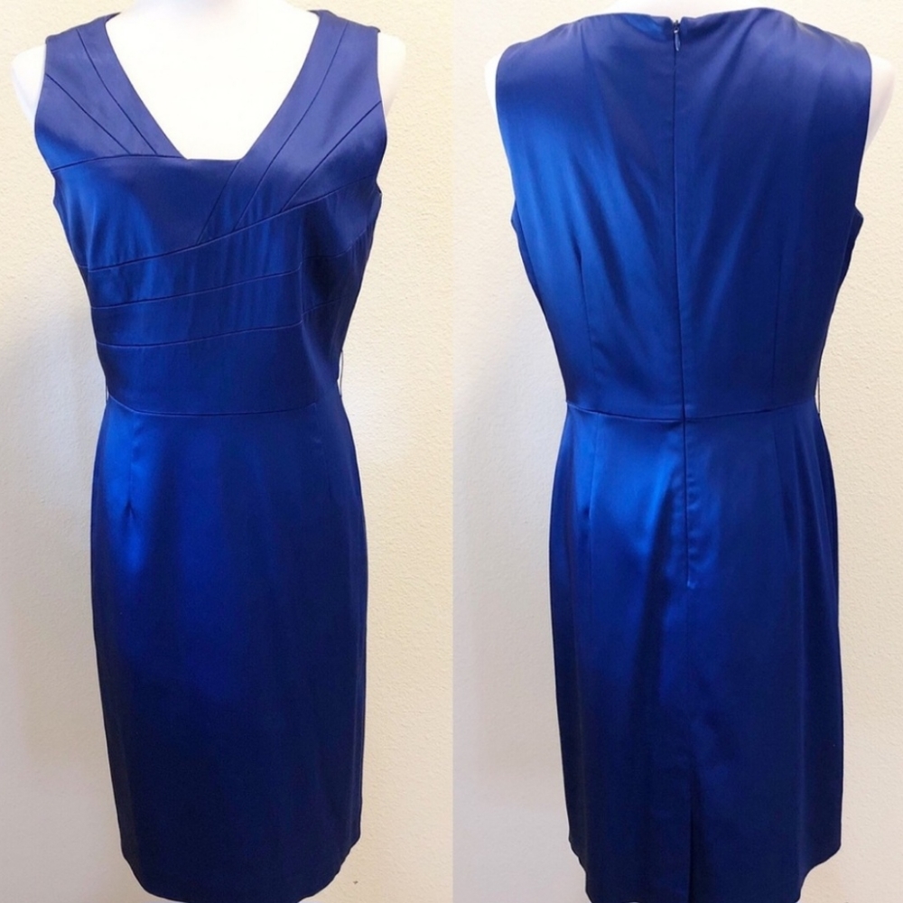 Tahari | Royal Blue Pattern Dress